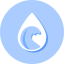 deluge, drop, software svg vector icon