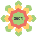 graph, pie, pie chart, statistics svg vector icon