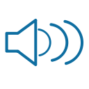 audio, media, music, on, sound, speaker, volume svg vector icon