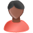 user,male,black,red,member,profile,person,people,human,man,account icon