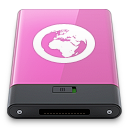 pink, server, w icon