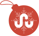 ball, christmas, stumble, upon svg vector icon