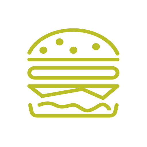 Hamburger svg vector icon