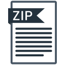 documents, file, format, paper, zip svg vector icon