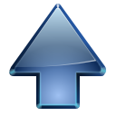 up blue,up,blue,ascend,rise,ascending,upload,increase icon