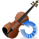 violin,reload,instrument,refresh icon