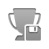 trophy,diskette icon