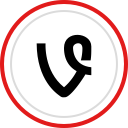brand, logo, media, social, vine svg vector icon