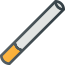 addiction, cigarette svg vector icon