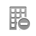 building,delete icon