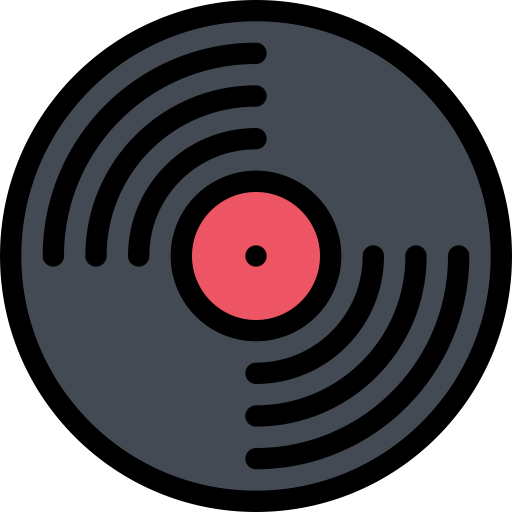 Vinyl svg vector icon