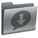 ichat,downloads,folder icon