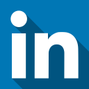 linkedin, social svg vector icon