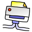 network,printer,print icon