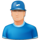 cap, male, man, man with cap, provider, user, worker icon