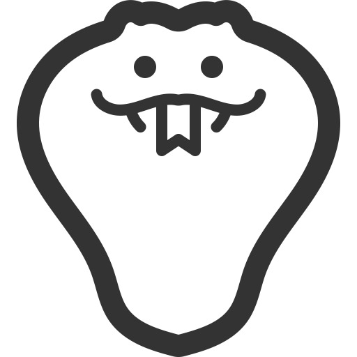 Snake svg vector icon