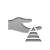 hand,share,pyramid icon