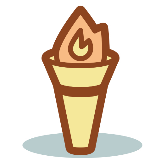 Torch svg vector icon