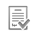 contract,checkmark icon