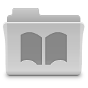 library,folder,grey icon