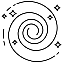 astronomy, galaxy, space, star, universe svg vector icon
