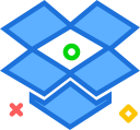 brand, dropbox, logo, network, social svg vector icon