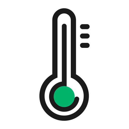 Temperature svg vector icon
