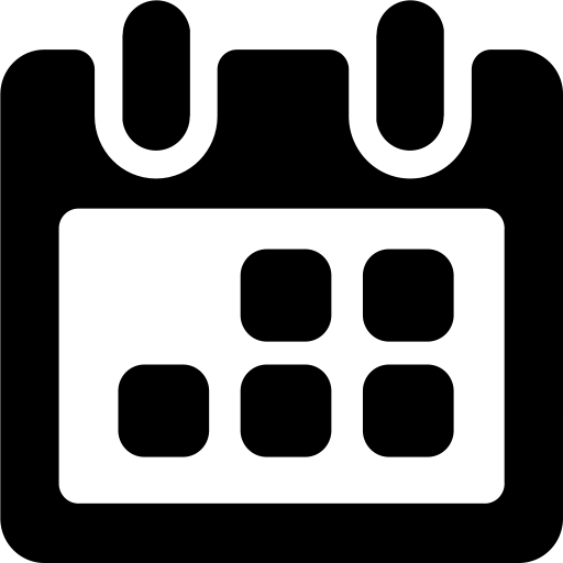 Calendar svg vector icon