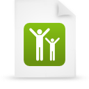 file,document,paper,green icon