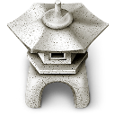 ishidourou,garden,lantern icon