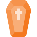 coffin, dead, grave, halloween, holyday svg vector icon