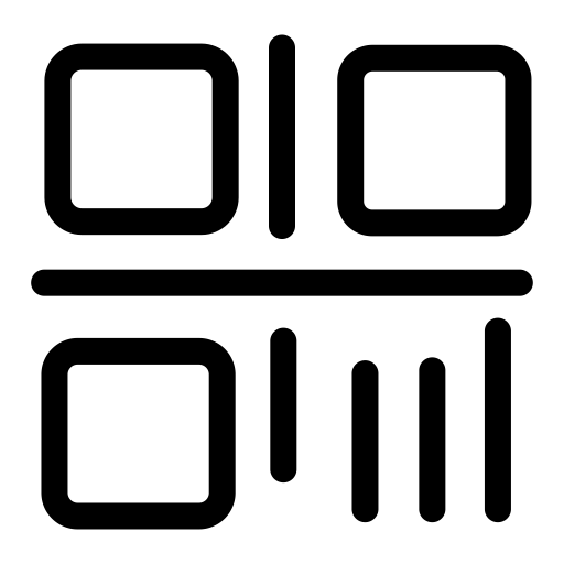 Two Dimensional Code svg vector icon