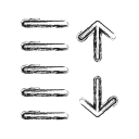 increase, productivity, shape, social, spacing svg vector icon
