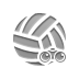 ball,volleyball,binoculars icon