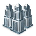 buildings, businesses, city, companies icon