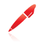 pen, red icon
