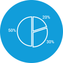 chart, graph, pie chart svg vector icon