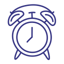 alarm, clock, reminder, timer svg vector icon