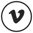 media, social, vimeo svg vector icon