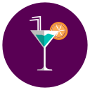 alcohol, beverage, cocktail, drink svg vector icon
