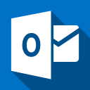 email, mail, microsoft, outlook svg vector icon