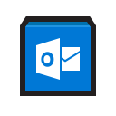 email, mail, microsoft, outlook svg vector icon