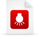 document, file, paper, red icon