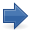 arrow, blue, go, point, right icon