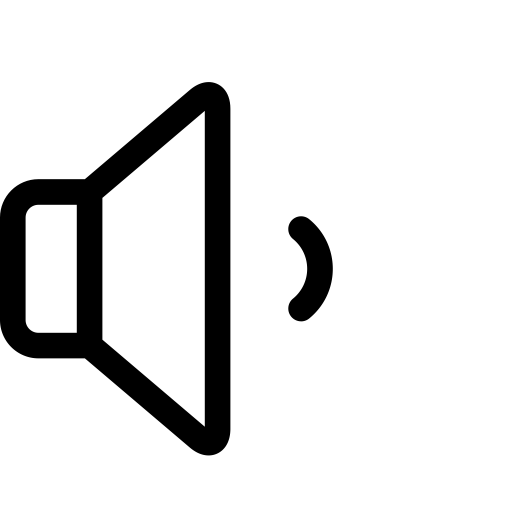 Volume Low svg vector icon