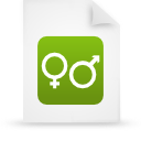 document, file, green, paper icon
