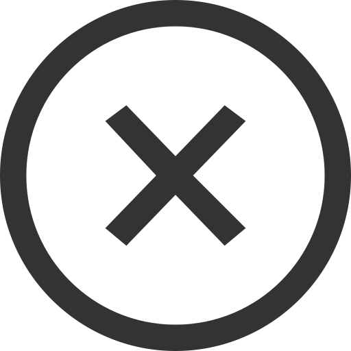 Wrong svg vector icon