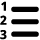 list, numbered icon