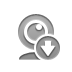 webcam,down icon