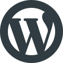 logo, media, social, wordpress svg vector icon